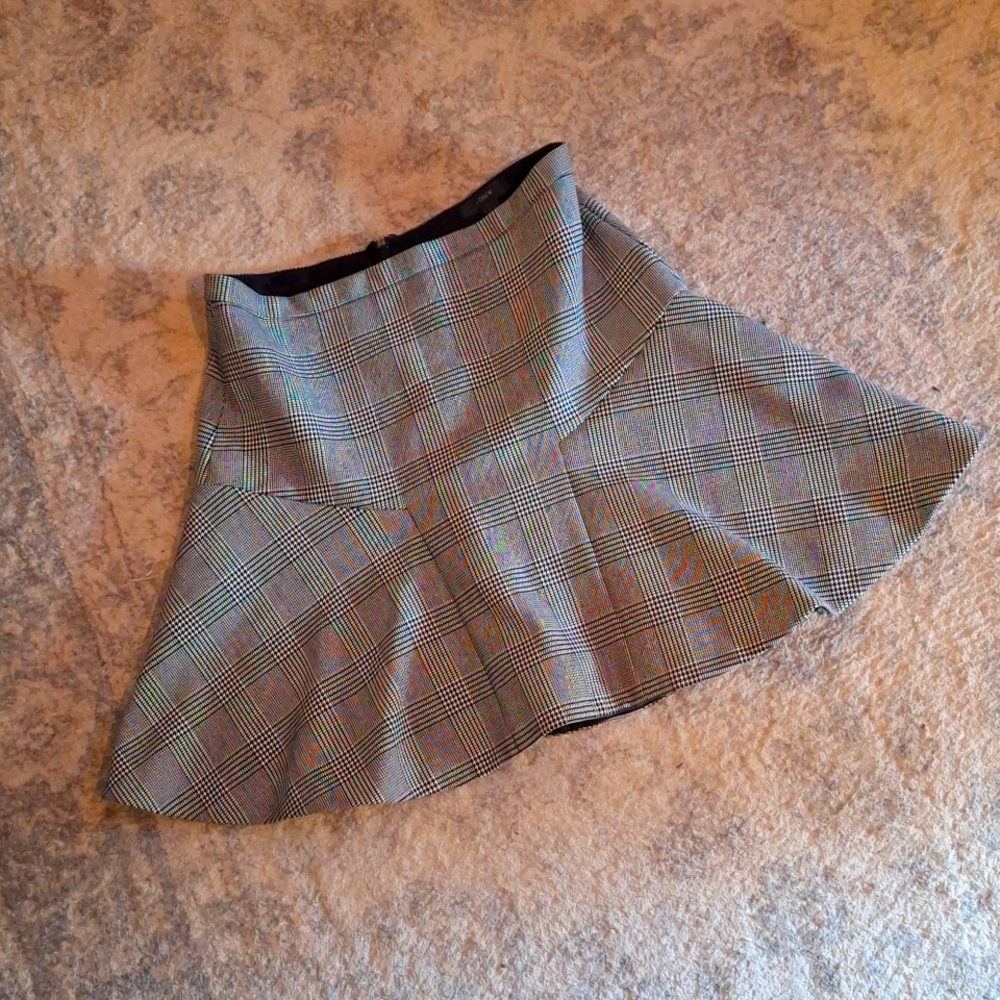 J. Crew plaid skirt